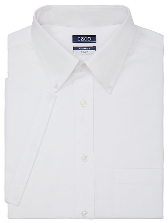 Izod short sleeve dress hot sale shirts