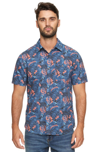 Navy/Coral
