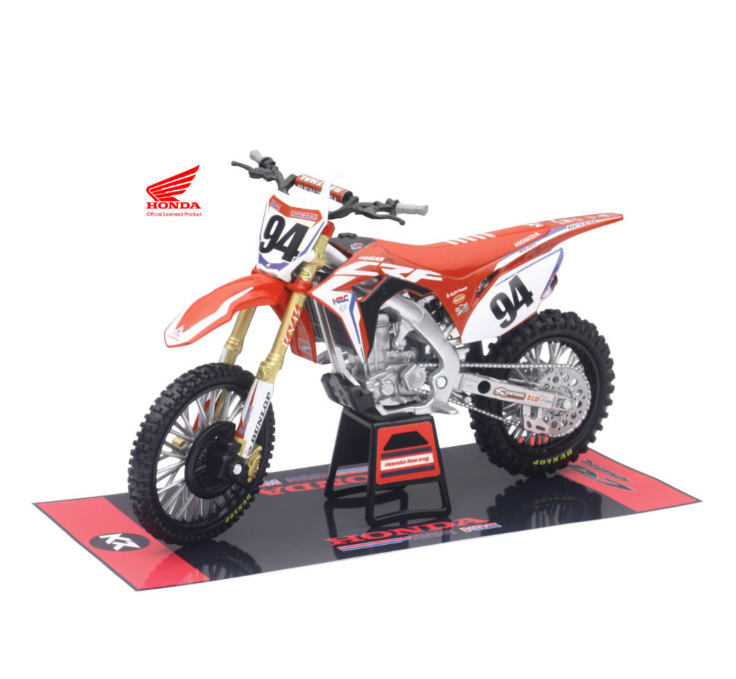 112 Scale Hrc Team Honda Race Bike Ken Roczen Motocross Toy
