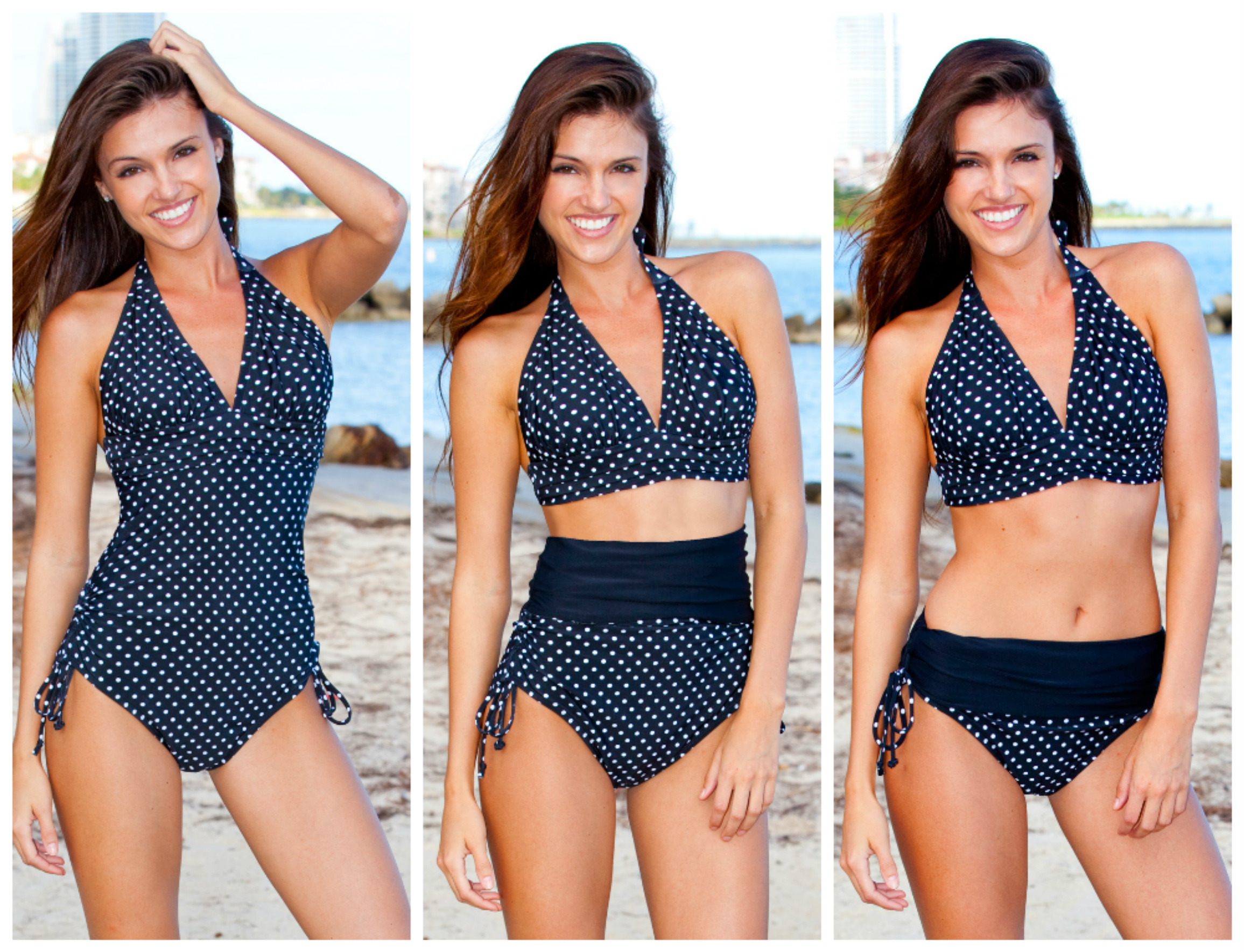 flattering 2 piece swimsuits