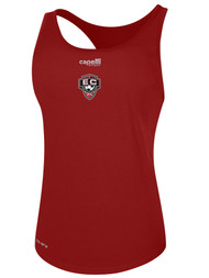 EAST COAST FC BASICS WOMENS RACER BACK TANK TOP RED WHITE