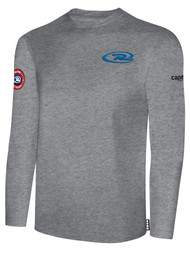 SJEB RUSH  LONG SLEEVE TSHIRT   -- LIGHT HEATHER GREY