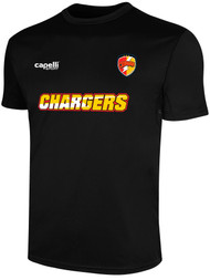CHARGERS SC  BASICS SHORT SLEEVE TRAINING TEE BLACK