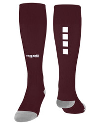 CDA SLAMMERS 4 CUBE MATCH SOCKS MAROON WHITE