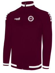 CDA SLAMMERS UPTOWN TRAINING JACKET MAROON WHITE