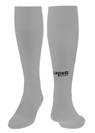 CDA SLAMMERS CS ONE SOFT TRAINING SOCKS LIGHT GREY BLACK