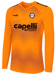 CDA SLAMMERS MADISON STATIC II LONG SLEEVE GOALKEEPER JERSEY    NEON ORANGE BLACK