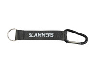 CDA SLAMMERS NYLON CARABINER KEYCHAIN MAROON DARK GREY