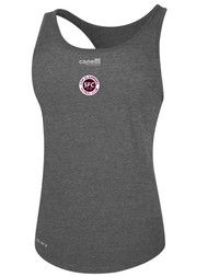 CDA SLAMMERS WOMENS BASICS RACER BACK TANK DARK HEATHER GREY