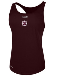 CDA SLAMMERS WOMENS BASICS RACER BACK TANK MAROON