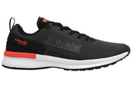 CDA SLAMMERS PRO GLIDE II RUNNING SHOE BLACK DARK GREY NEON CORAL