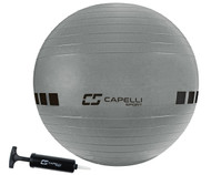 CDA SLAMMERS   65CM EXERCISE BALL SILVER