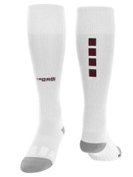SLAMMERS FC 4 CUBE MATCH   SOCKS WHITE MAROON