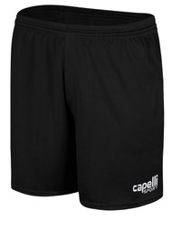 SLAMMERS FC   TEAM  TRAINING SHORTS BLACK WHITE