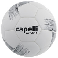 SLAMMERS FC  TRIBECA  STRIKE  SOCCER BALL  BLACK METALLIC SILVER