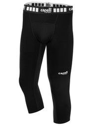 SLAMMERS FC  BOYS & MEN'S 3/4 PERFORMANCE TIGHTS BLACK