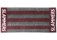 SLAMMERS FC TOWEL MAROON DARK GREY