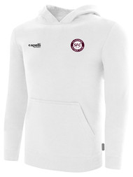 SLAMMERS FC  BASICS HOODIE W/ SMALL SLAMMERS FC LOGO ON WEARERS LEFT CHEST WHITE BLACK