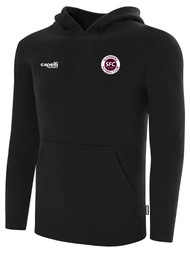 SLAMMERS FC  BASICS HOODIE W/ SMALL SLAMMERS FC LOGO ON WEARERS LEFT CHEST BLACK WHITE