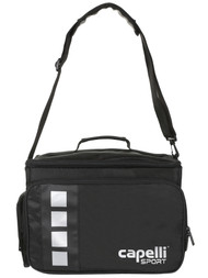 SLAMMERS FC 4 CUBE COACH MEDICAL BAG 14.375"L X 9"W X 10.75"H BLACK SILVER METALLIC
