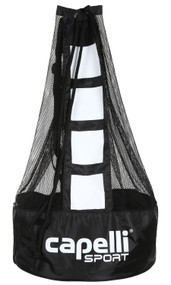 SLAMMERS FC SMALL BALL BAG 17"L X 17"W X 29"H BLACK WHITE
