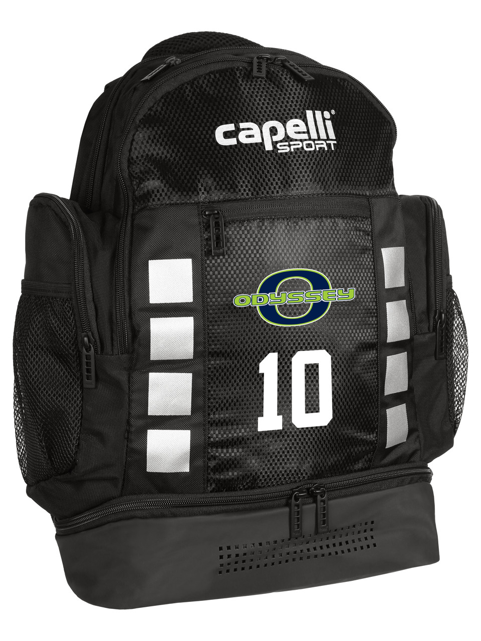 ODYSSEY 4 CUBE BACKPACK -- BLACK SILVER - Capelli Sport