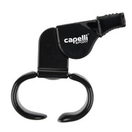 CS PEALESS WHISTLE WITH FINGER GRIP BLACK WHITE  - MSRP