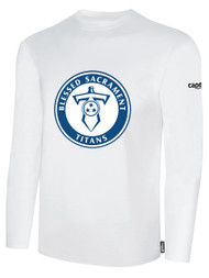 BASIC I LONG SLEEVE T-SHIRT -- WHITE