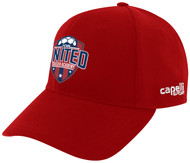 PENN UNITED CS II TEAM BASEBALL CAP RED WHITE