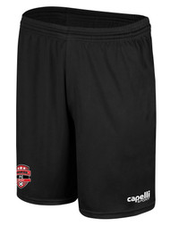 PUMAS FC CS ONE MATCH SHORTS BLACK WHITE