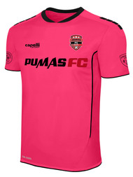 PUMAS FC SPARROW II SHORT SLEEVE GOALKEEPER JERSEY NEON PINK BLACK
