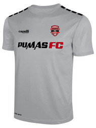 PUMAS FC CS ONE SHORT  SLEEVE TRAINING JERSEY LIGHT GREY BLACK