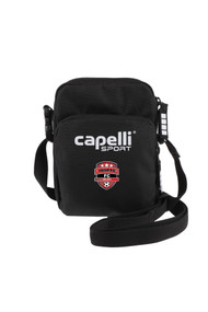 PUMAS FC CREST EMBROIDERED CS CLASSIC CROSSBODY BAG BLACK
