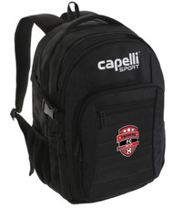PUMAS FC CREST EMBROIDERED SELECT BACKPACK BLACK WHITE