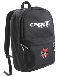 PUMAS FC CREST EMBROIDERED CLASSIC BACKPACK BLACK WHITE