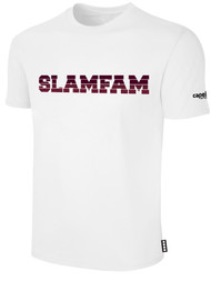 CDA SLAMMERS BASICS COTTON T-SHIRT CDA LOGO ON WEARERS  CENTER CHEST WHITE BLACK