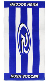 RUSH WISCONSIN WEST PRINTED TOWEL   --  BLUE WHITE