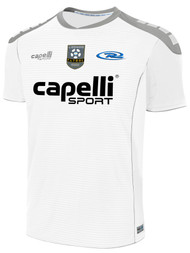 RUSH LIZONDO SPARROW MATCH SHORT SLEEVE AWAY JERSEY  --  WHITE GREY  --  AM IS OUT OF STOCK; PLEASE CHOOSE AS OR AL INSTEAD