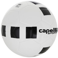 GBFC  4 CUBE CLASSIC TEAM MACHINE STITCHED SOCCER BALL WHITE BLACK