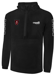 GBFC CLASSIC PACKABLE WINDBREAKER BLACK WHITE