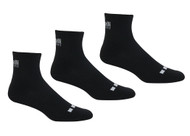 GBFC  BASIC CS COOL CUSHIONED QUARTER TOP SOCKS - 3PK BLACK