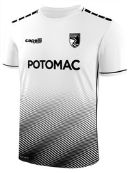 POTOMAC SA EMPIRE  WAVY LINES SHORT SLEEVE JERSEY CENTER FRONT POTOMACWHITE BLACK