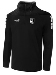 POTOMAC SA  TRIBECA THERMA FLEECE 1/4 ZIP HOODIE BLACK