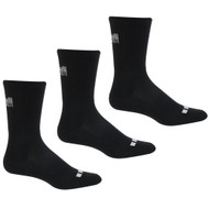 POTOMAC SA BASIC CS COOL LIGHTWEIGHT CREW SOCKS - 3PK BLACK