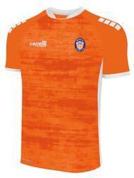 KNOXVILLE CRUSH MADISON II BLUR SHORT SLEEVE HOME JERSEY TEAM ORANGE WHITE
