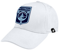 FC CYPRESS  BASEBALL HAT  --  WHITE