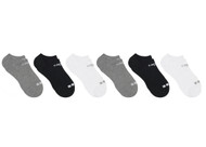 SOCA BASIC CS COOL  LIGHTWEIGHT NO SHOW SOCKS - 6PK WHITE COMBO
