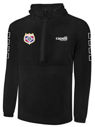 SOCA CLASSIC PACKABLE WINDBREAKER BLACK WHITE
