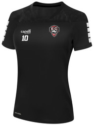 EAST COAST FC TRIBECA SHORT SLEEVE TRAINING TOP BLACK