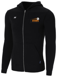 STARS PREMIER ZIP UP HOODIE --  BLACK